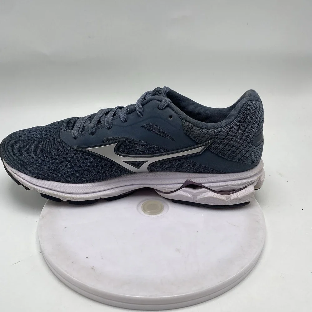 Mizuno Shoes Women Size 7 Wave Rider 23 Gray Athletic Running Trainers 3993 - Picture 10 of 16